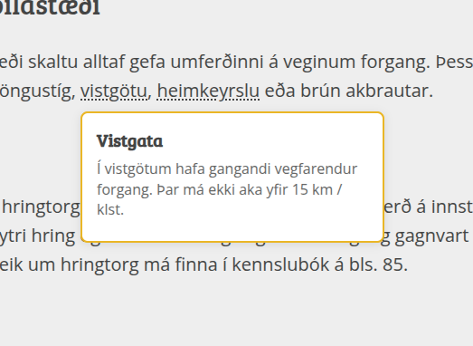 Orðskýringar